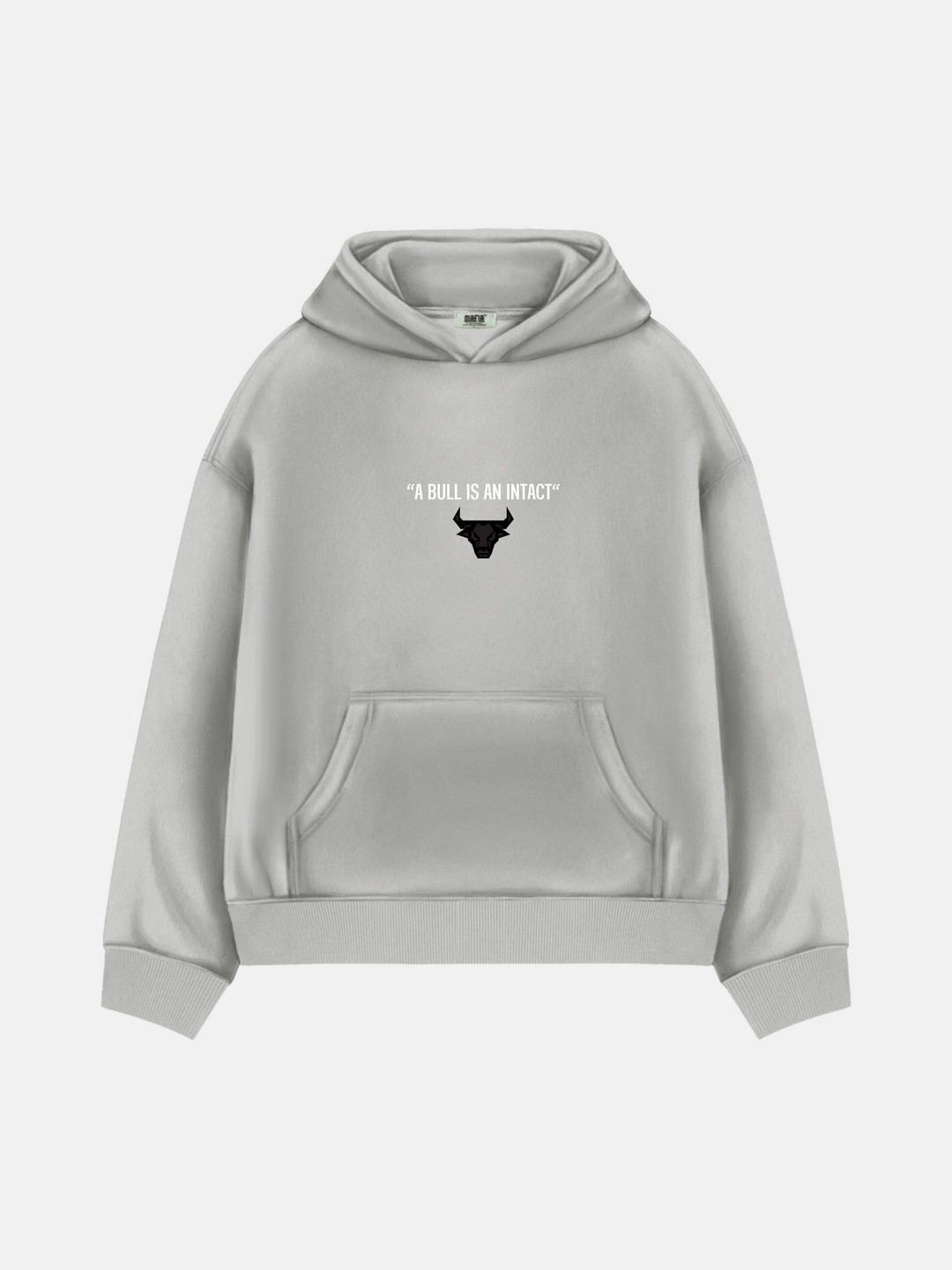 Oversize Bull Hoodie - Grey