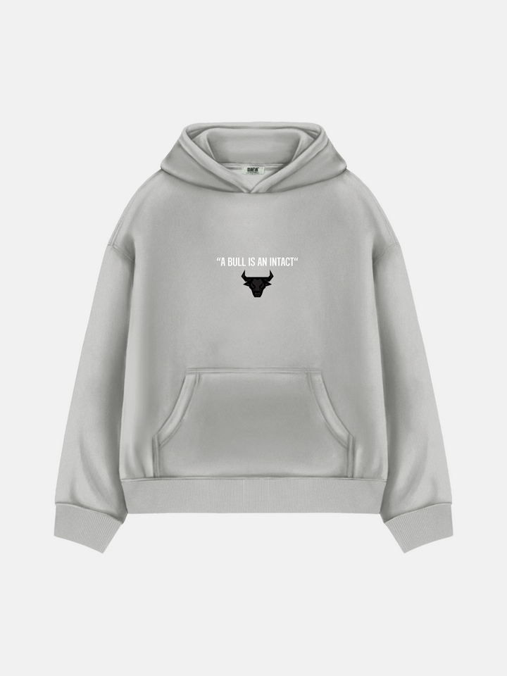 Oversize Bull Hoodie - Grey