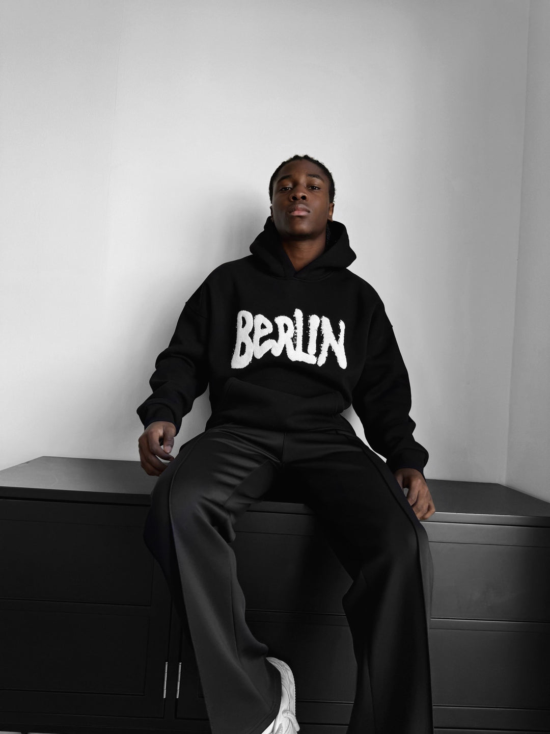 Oversize Berlin "Sumpf" Hoodie - Black