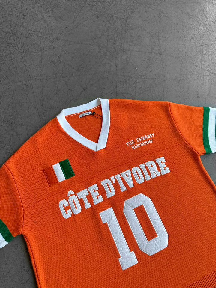 Oversize Côte d’Ivoire Knit T-shirt - Orange