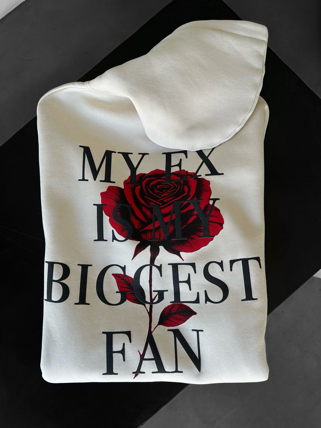 Oversize “EX” Hoodie - Beige