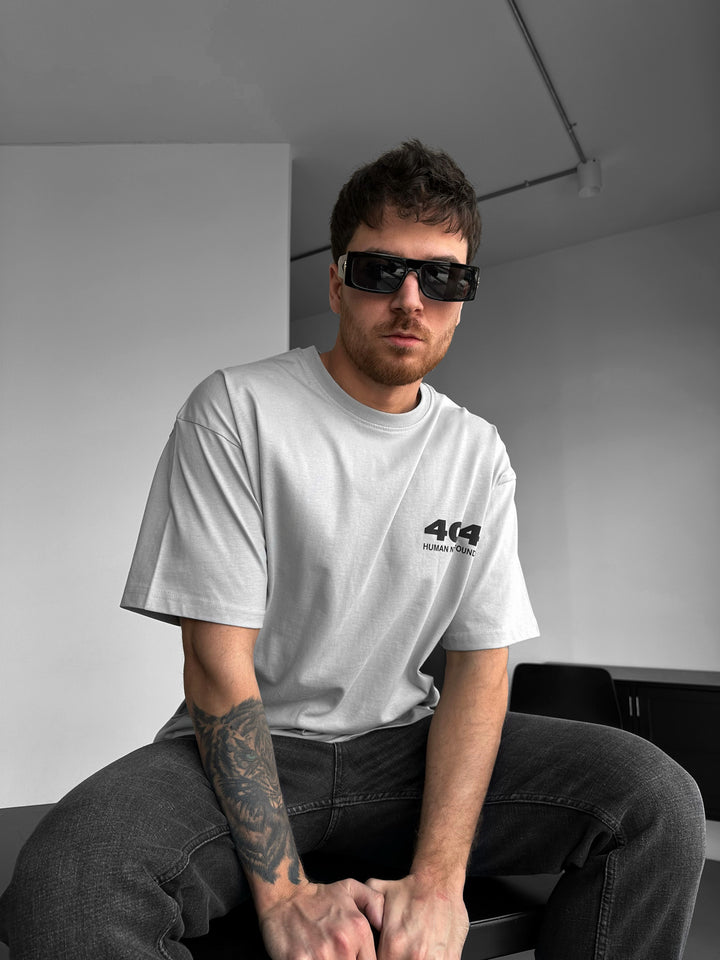 Oversize 404 T-shirt - Grey