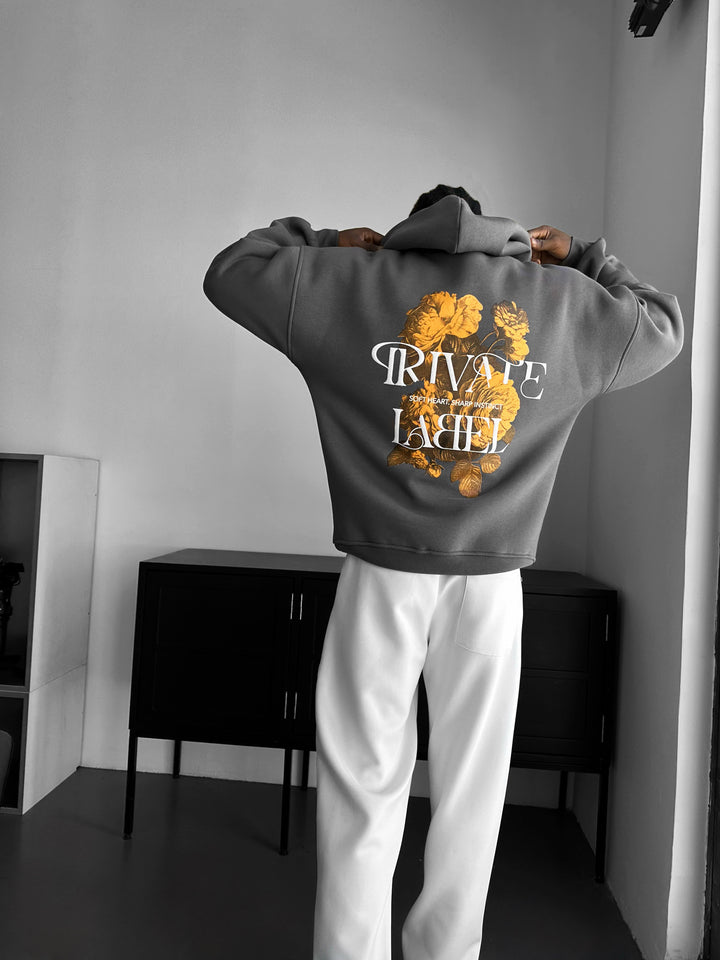 Oversize Private Label Hoodie - Anthracite