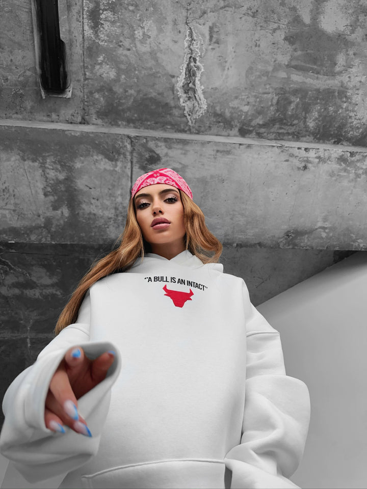 Oversize Bull Hoodie - Off White