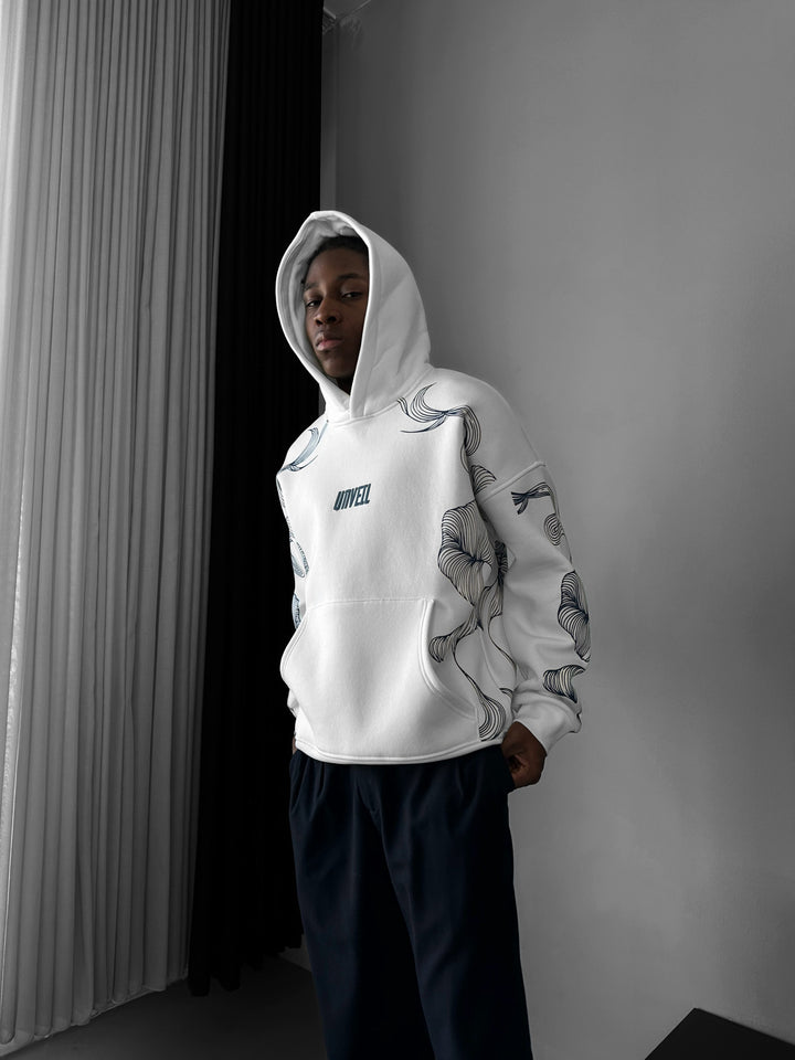 Oversize Unveil Hoodie - Ecru