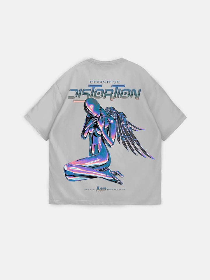 Oversize Distortion T-shirt - Grey