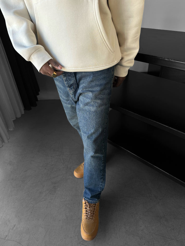 Baggy Fit Jeans - Dark Blue