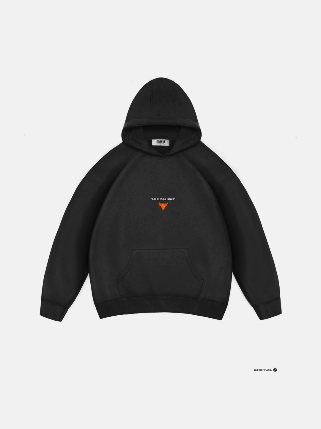 Oversize Bull Hoodie - Black