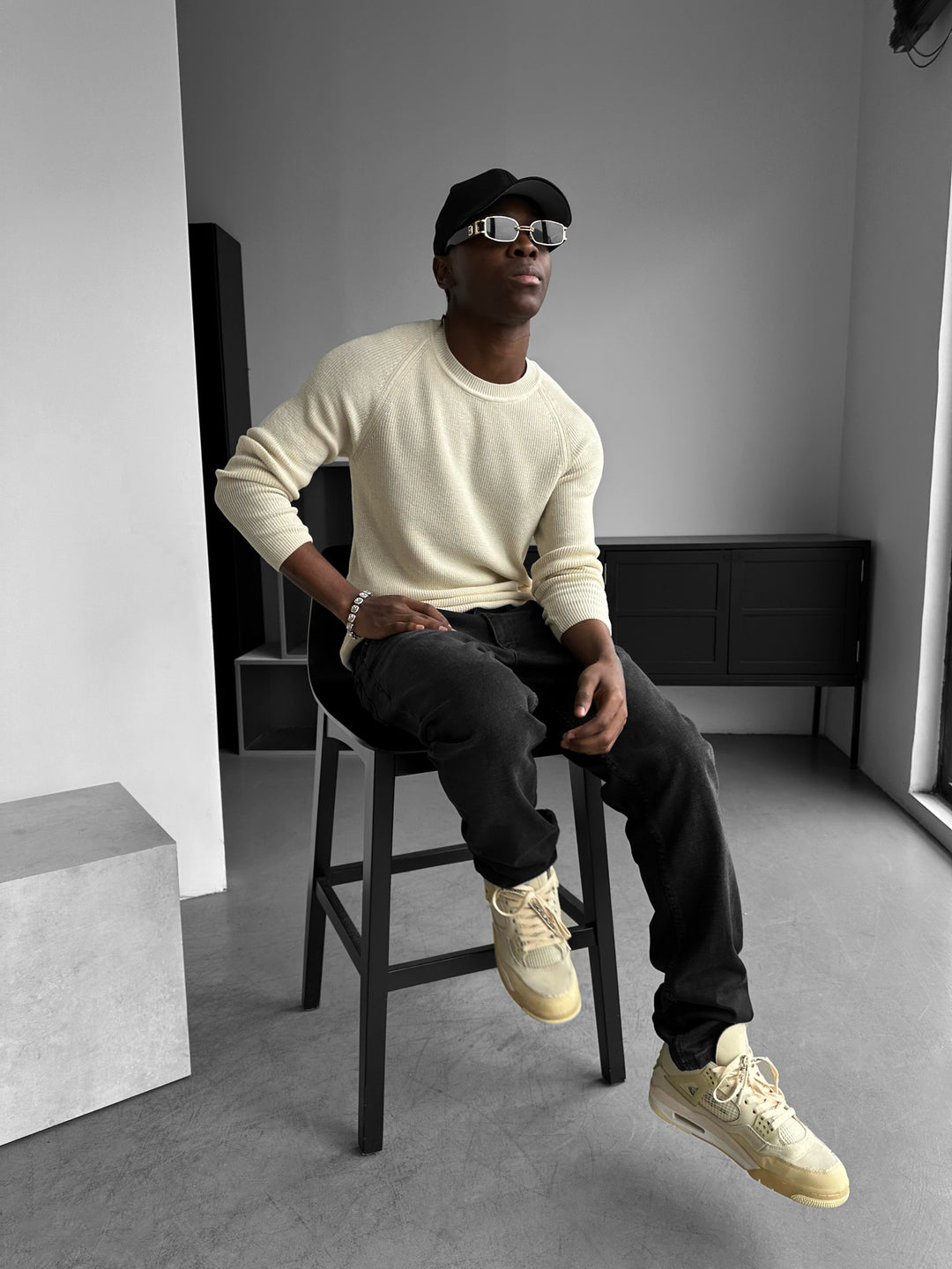 Regular Fit Jeans  - Black