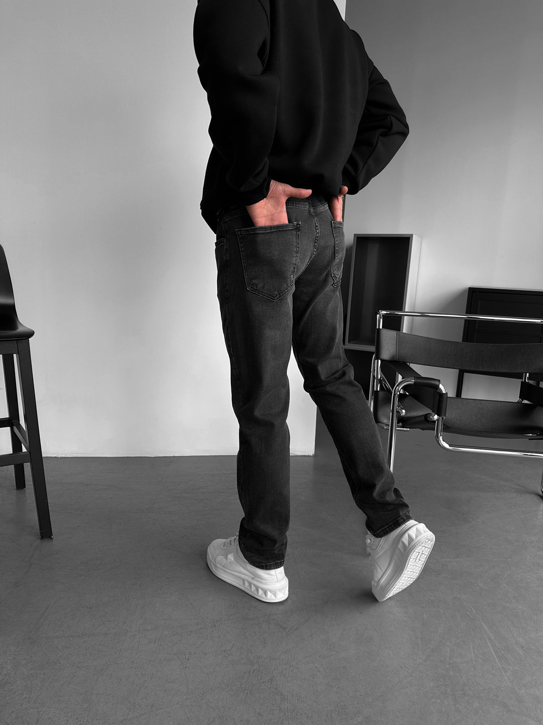 Regular Fit Jeans - Black