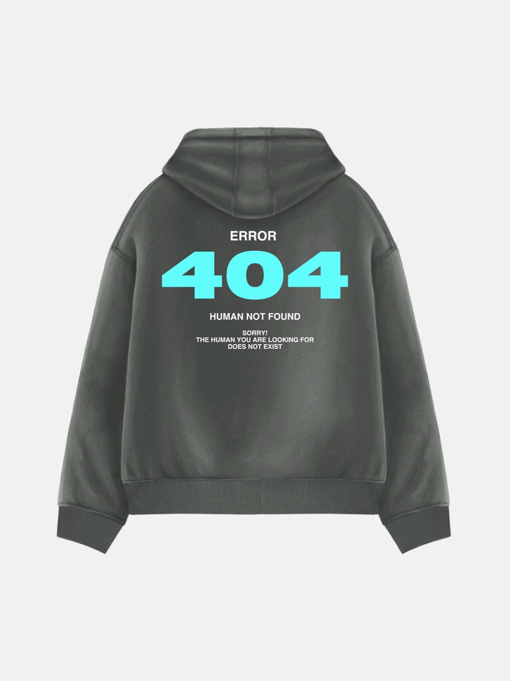 Oversize 404 Hoodie - Anthracite