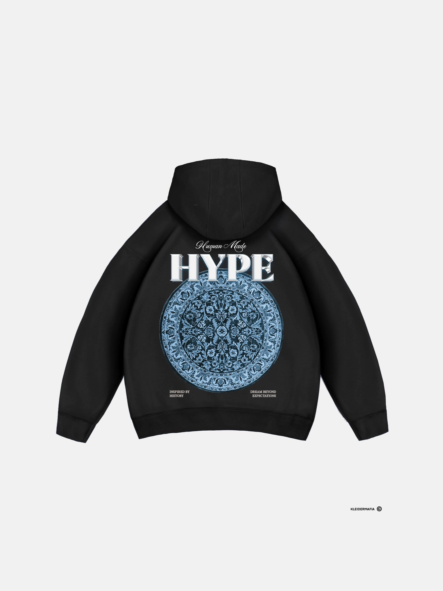 Oversize Hype Hoodie Black