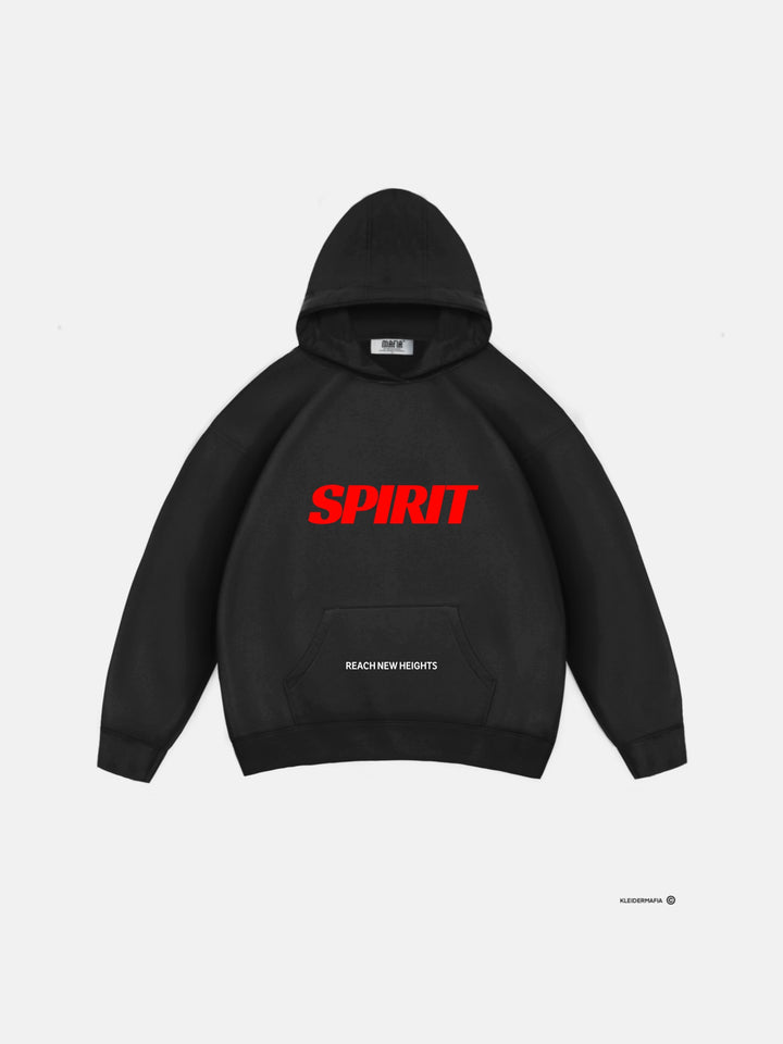 Oversize Spirit Hoodie - Black