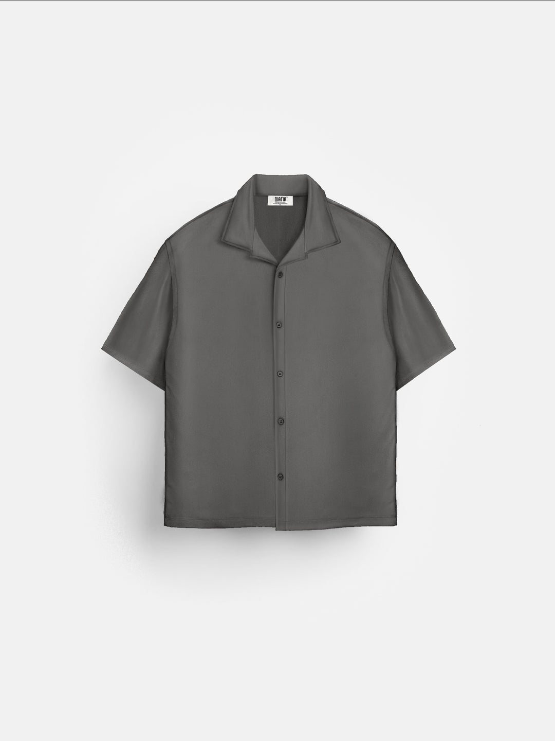 Regular Fit Velvet Shirt -Anthracite