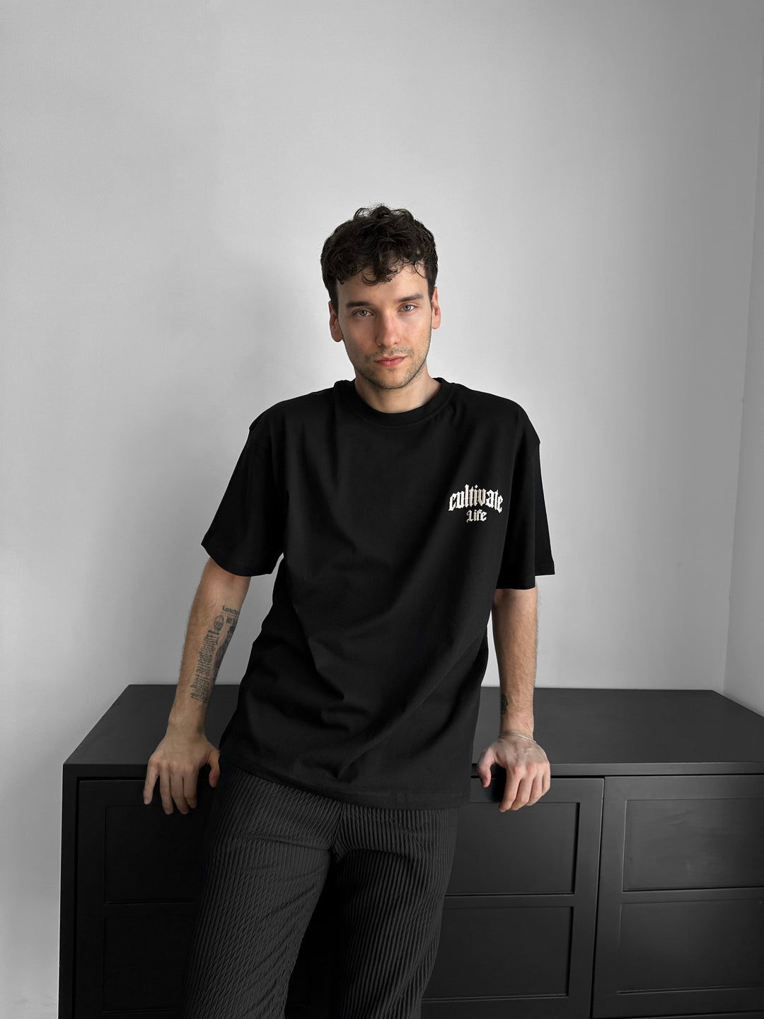 Oversize Cultivate T-shirt - Black