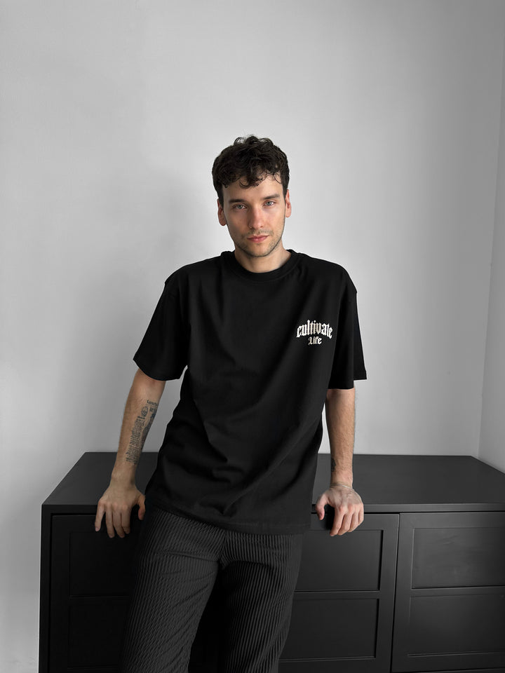 Oversize Cultivate T-shirt - Black