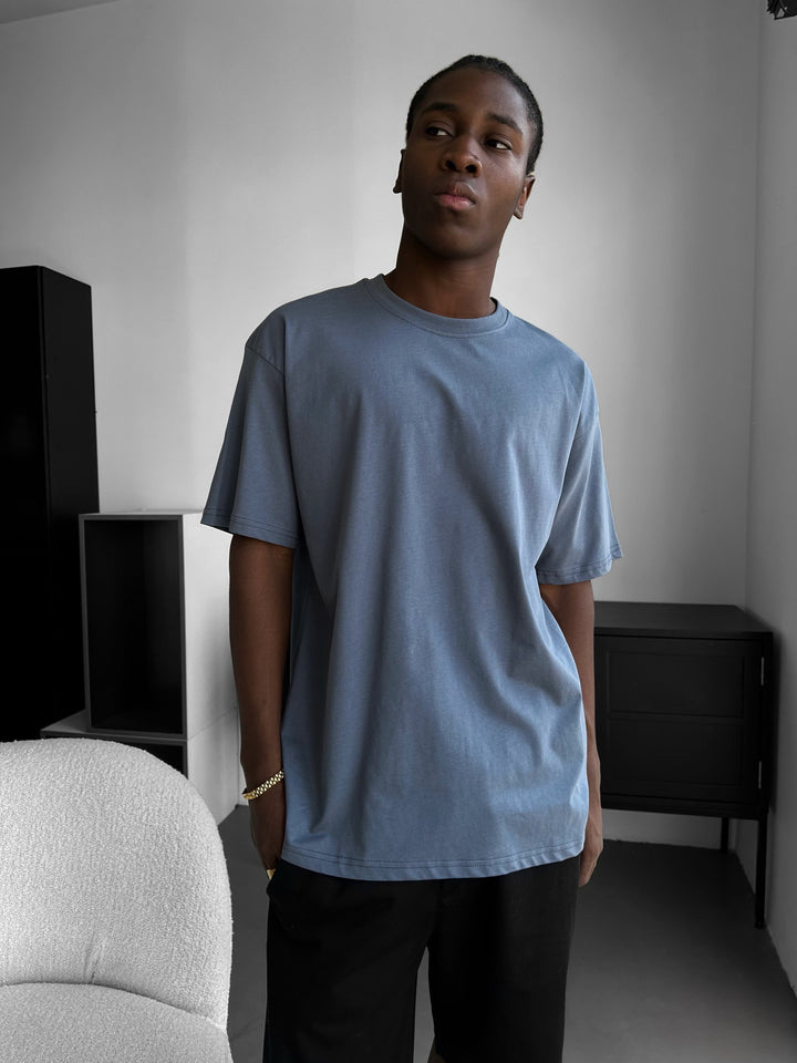Oversize Basic T-Shirt - Stormy Weather