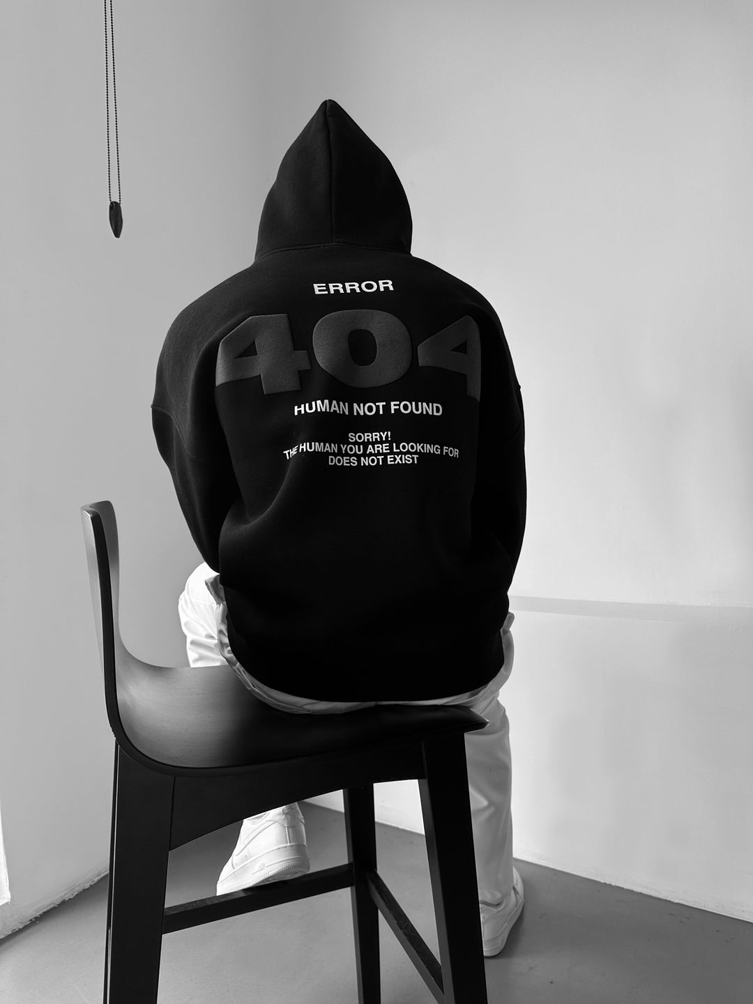 Oversize 404 Hoodie - Black