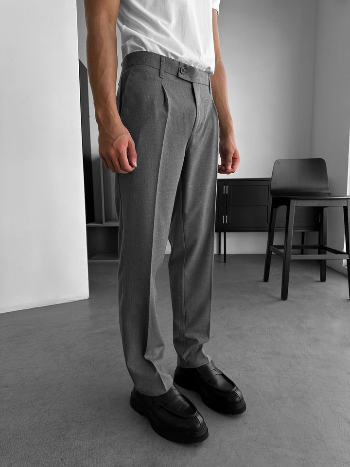 Relaxed Fit Trousers - Anthracite