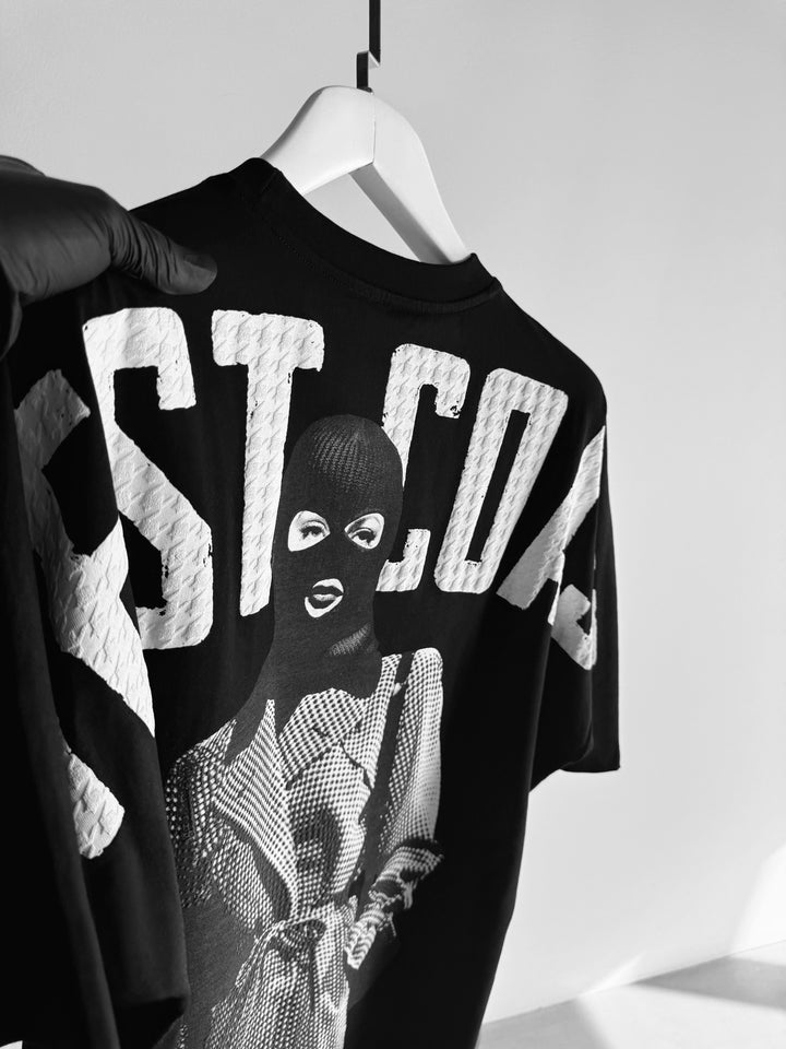 Oversize West Coast T-shirt - Black