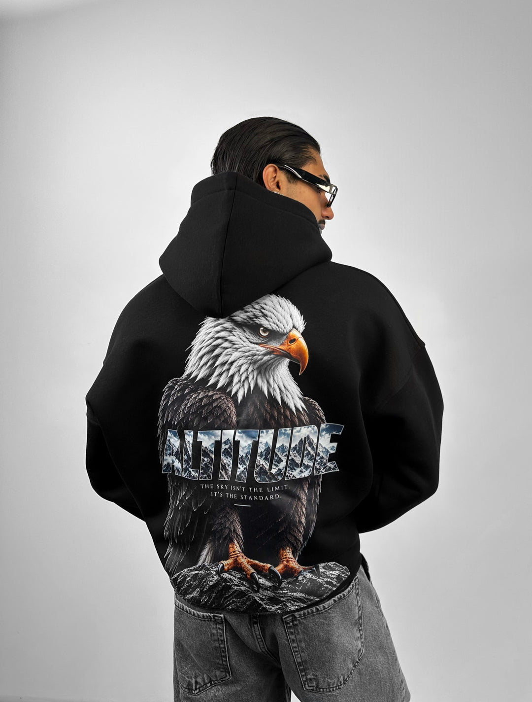 Oversize Altitude Hoodie - Black