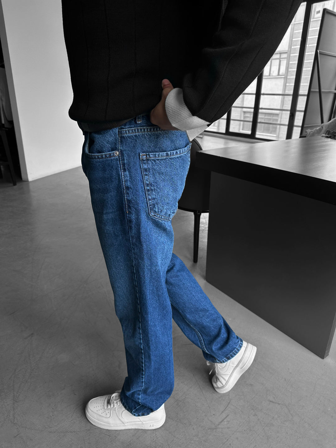Baggy Jeans - Dark Blue