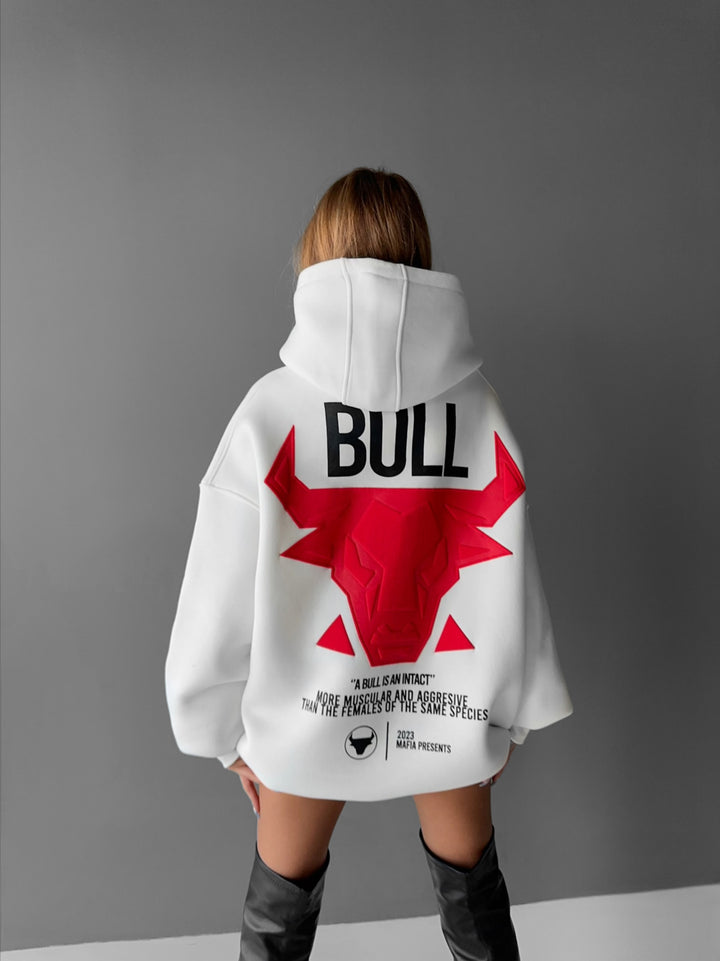 Oversize Bull Hoodie - Off White