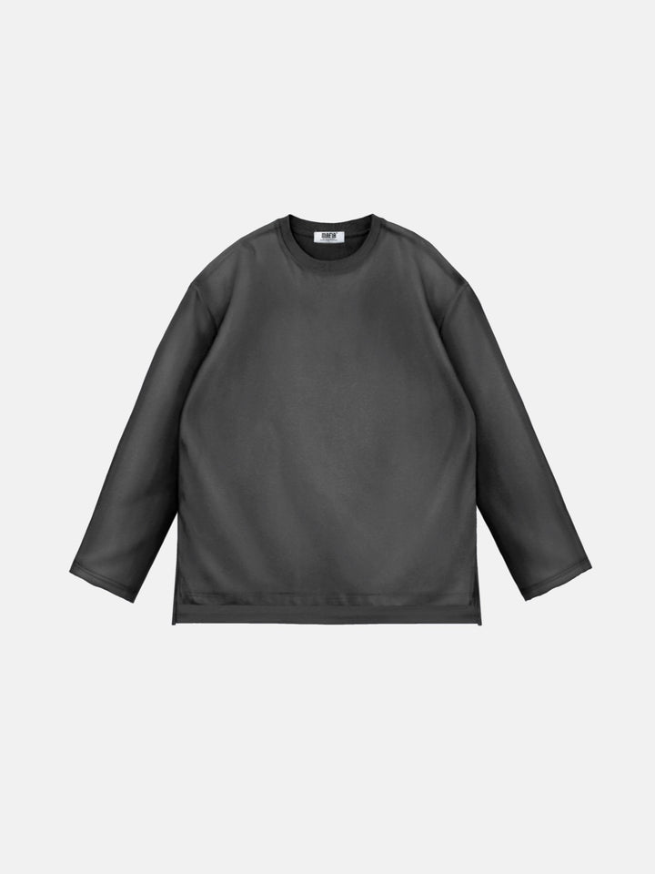 Loose Fit Basic Sweater - Anthracite