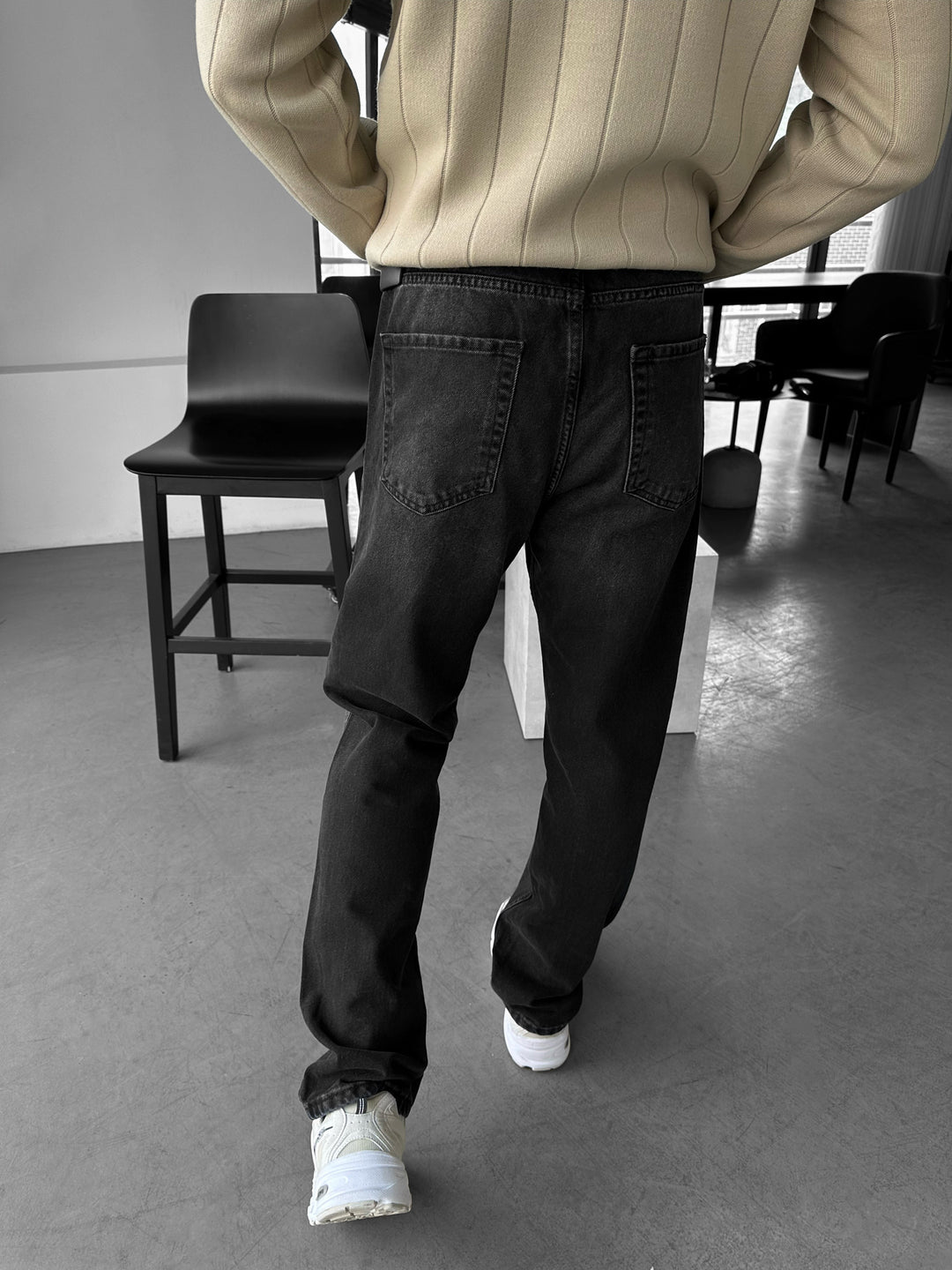 Relax Baggy Fit Jeans - Black