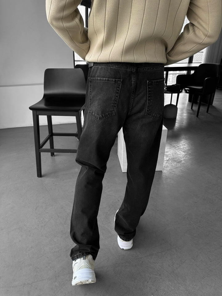 Relax Baggy Fit Jeans - Black