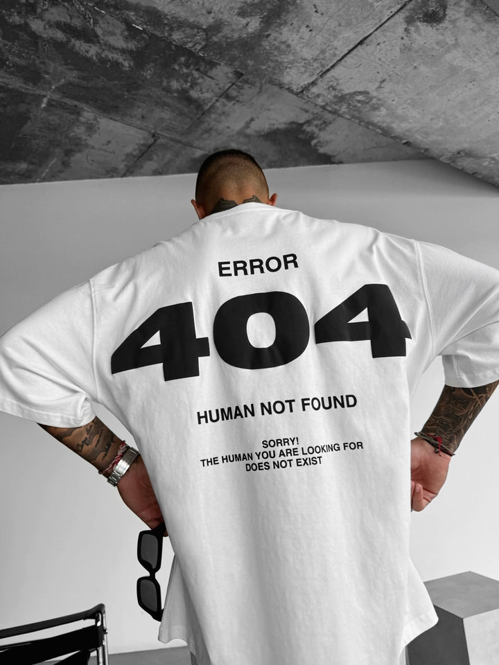 Oversize 404 T-shirt - Ecru