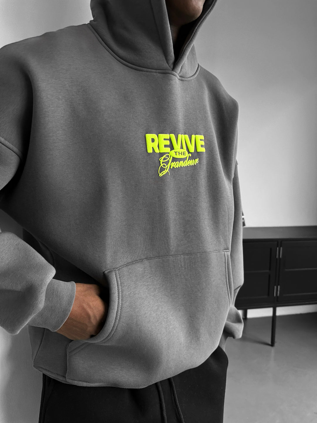 Oversize Revive Hoodie - Anthracite