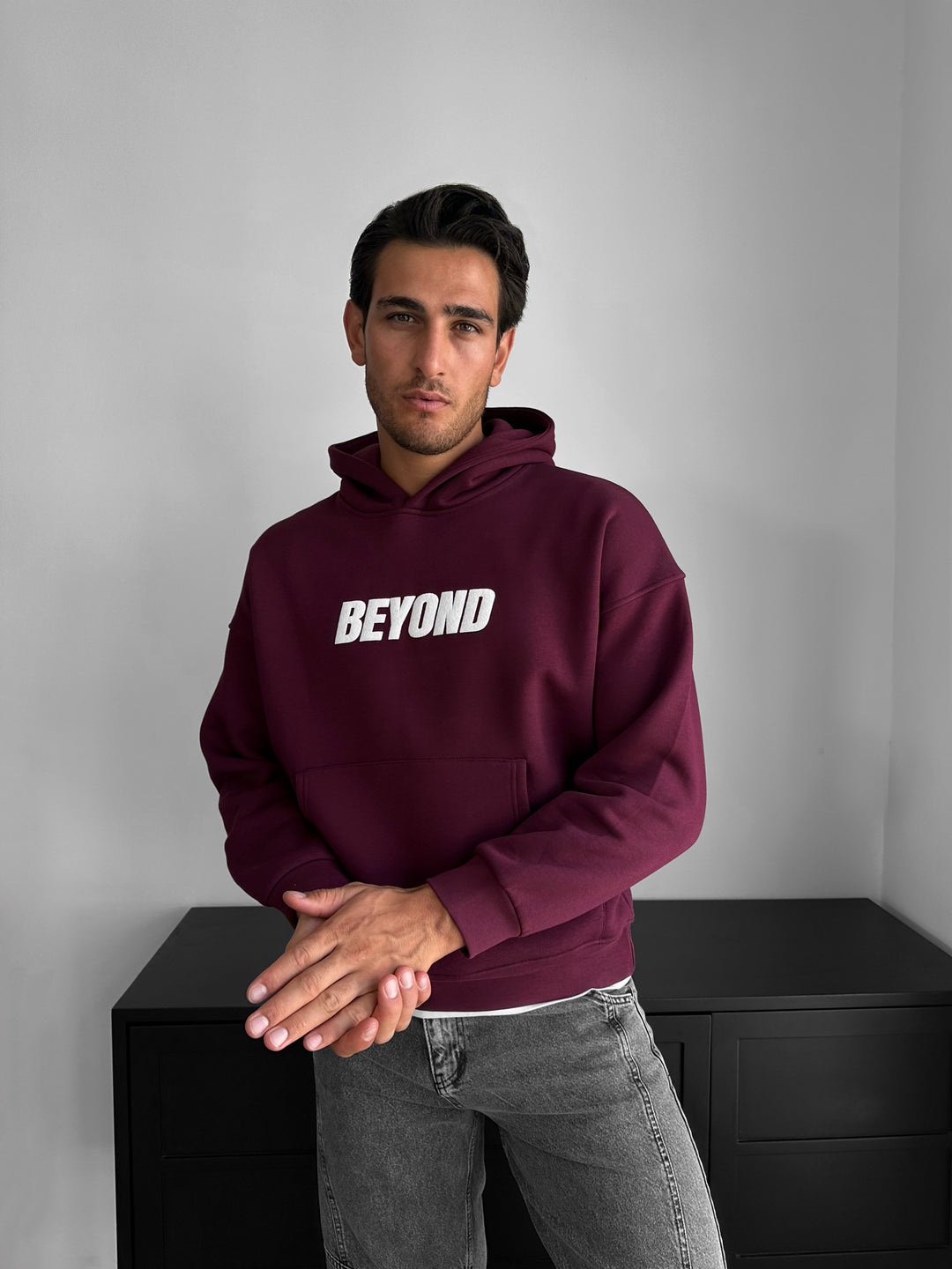 Oversize Beyond Hoodie - Bordeaux