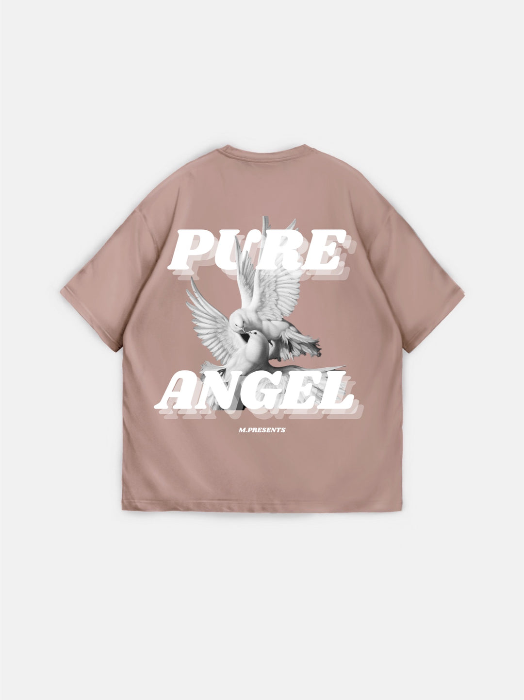 Oversize Pure Angel T-shirt - Salmon