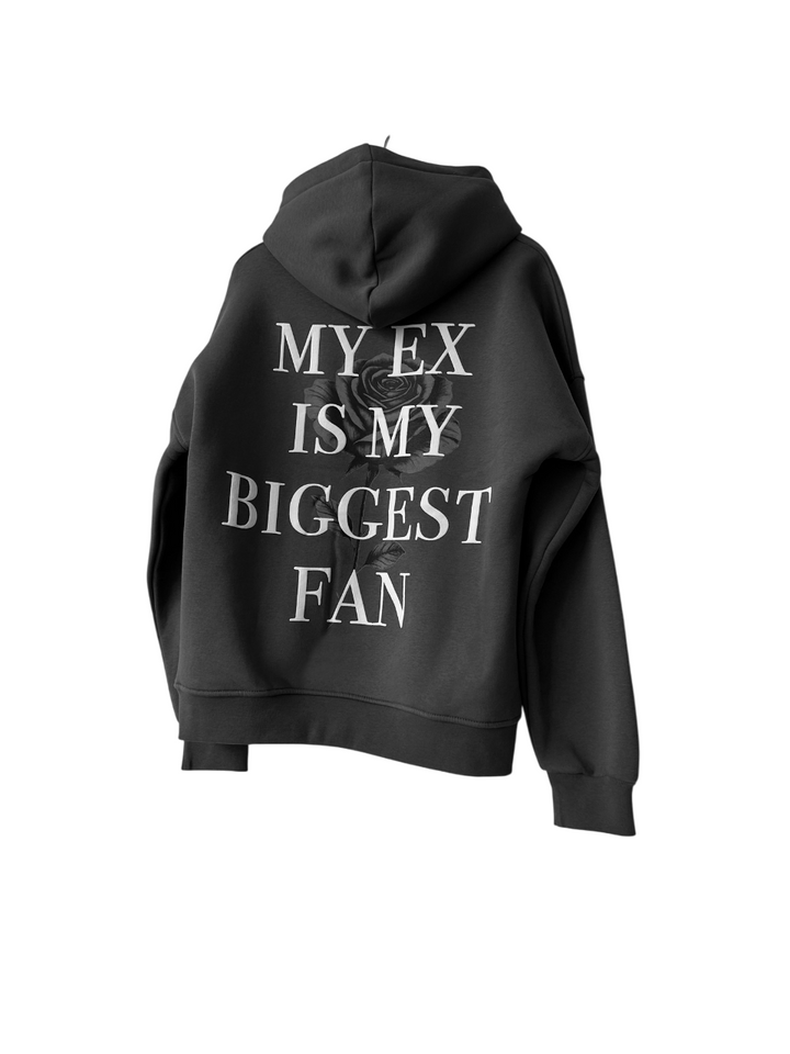Oversize “EX” Hoodie - Anthracite