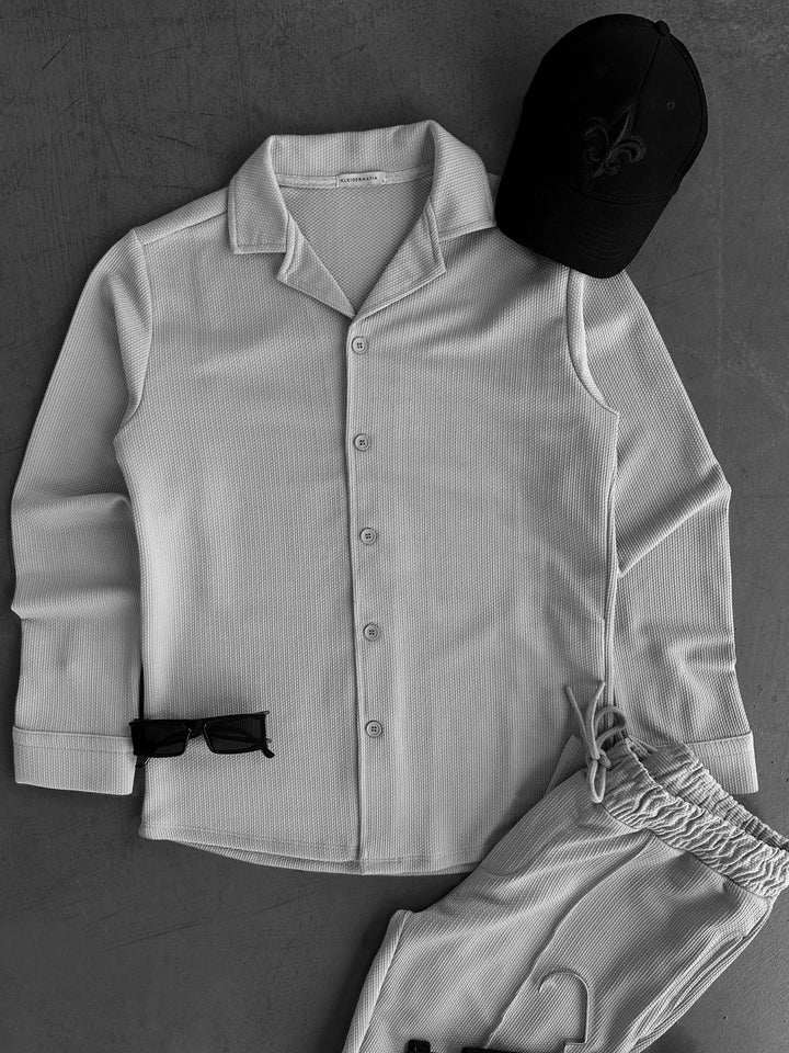 Comfort Suit Shirt - Grey