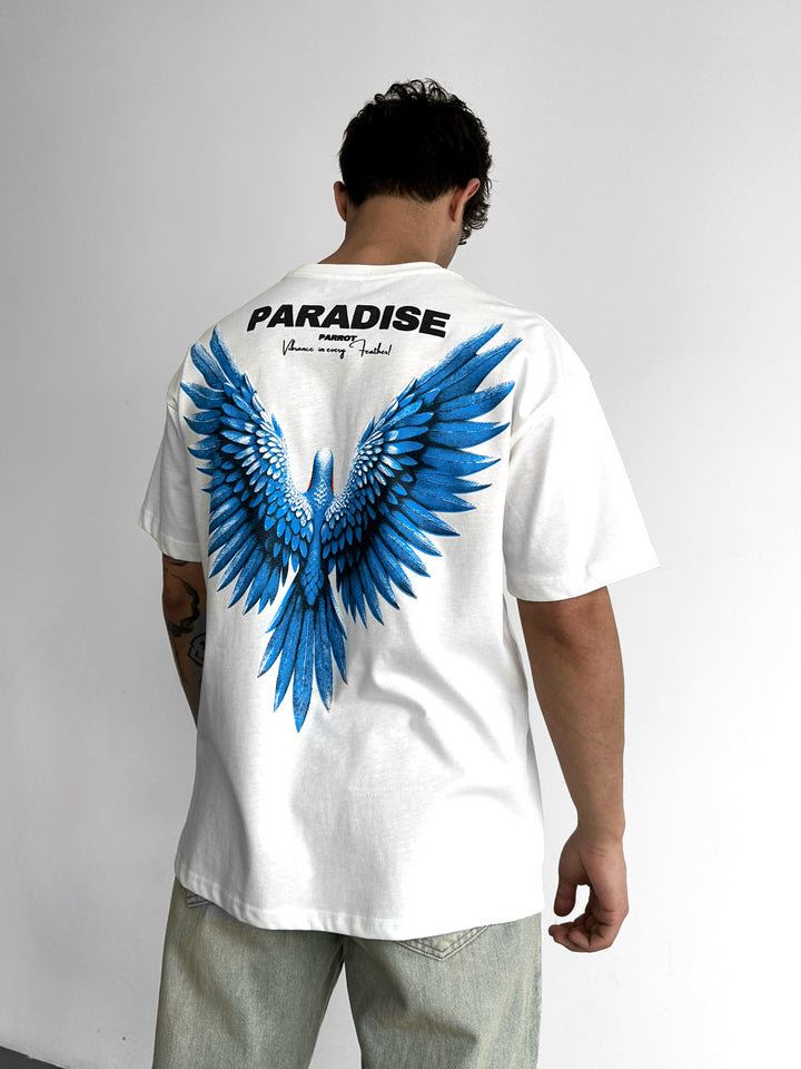 Oversize Paradise T-Shirt - Ecru