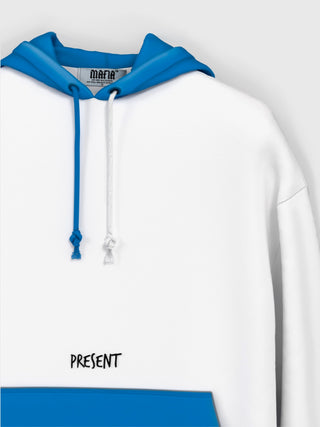 Oversize two color Hoodie - Saks
