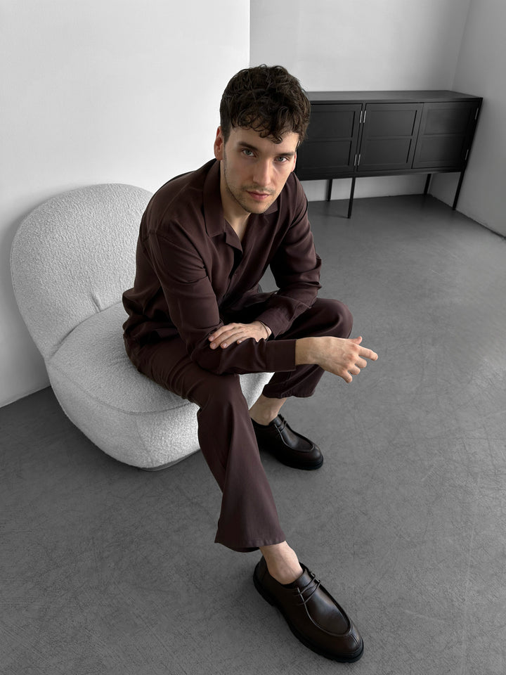 Regular Fit Shirt - Brown