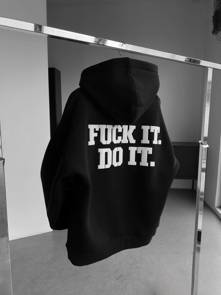 Oversize Do It Hoodie - Black