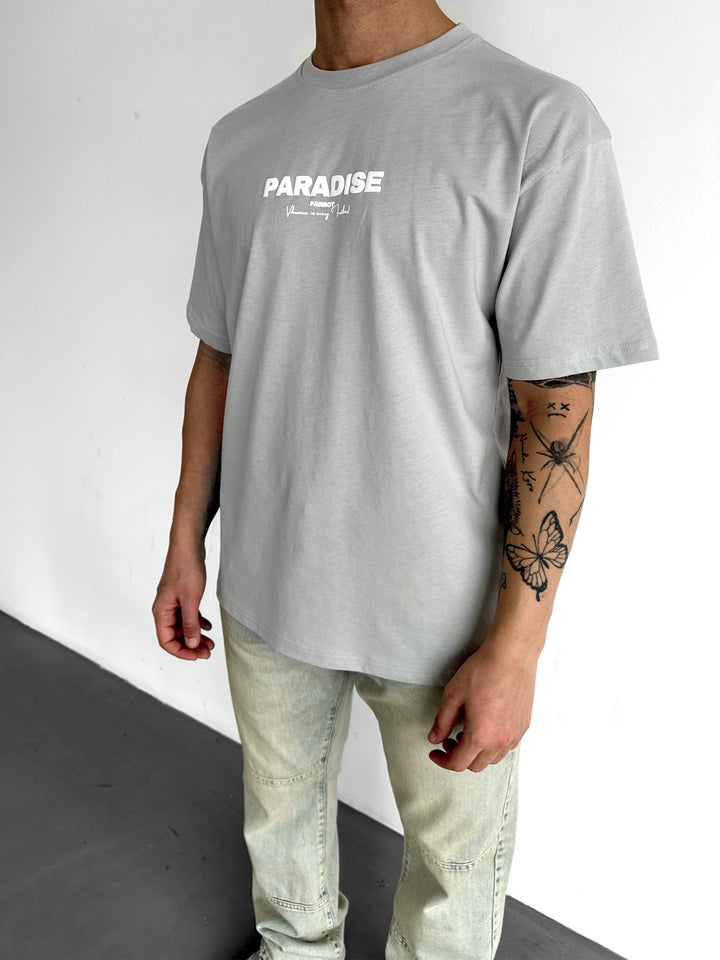 Oversize Paradise T-Shirt - Grey