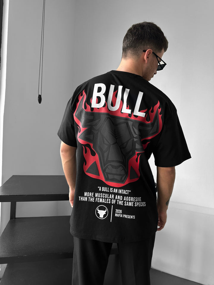 Oversize Fired Bull T-shirt - Black