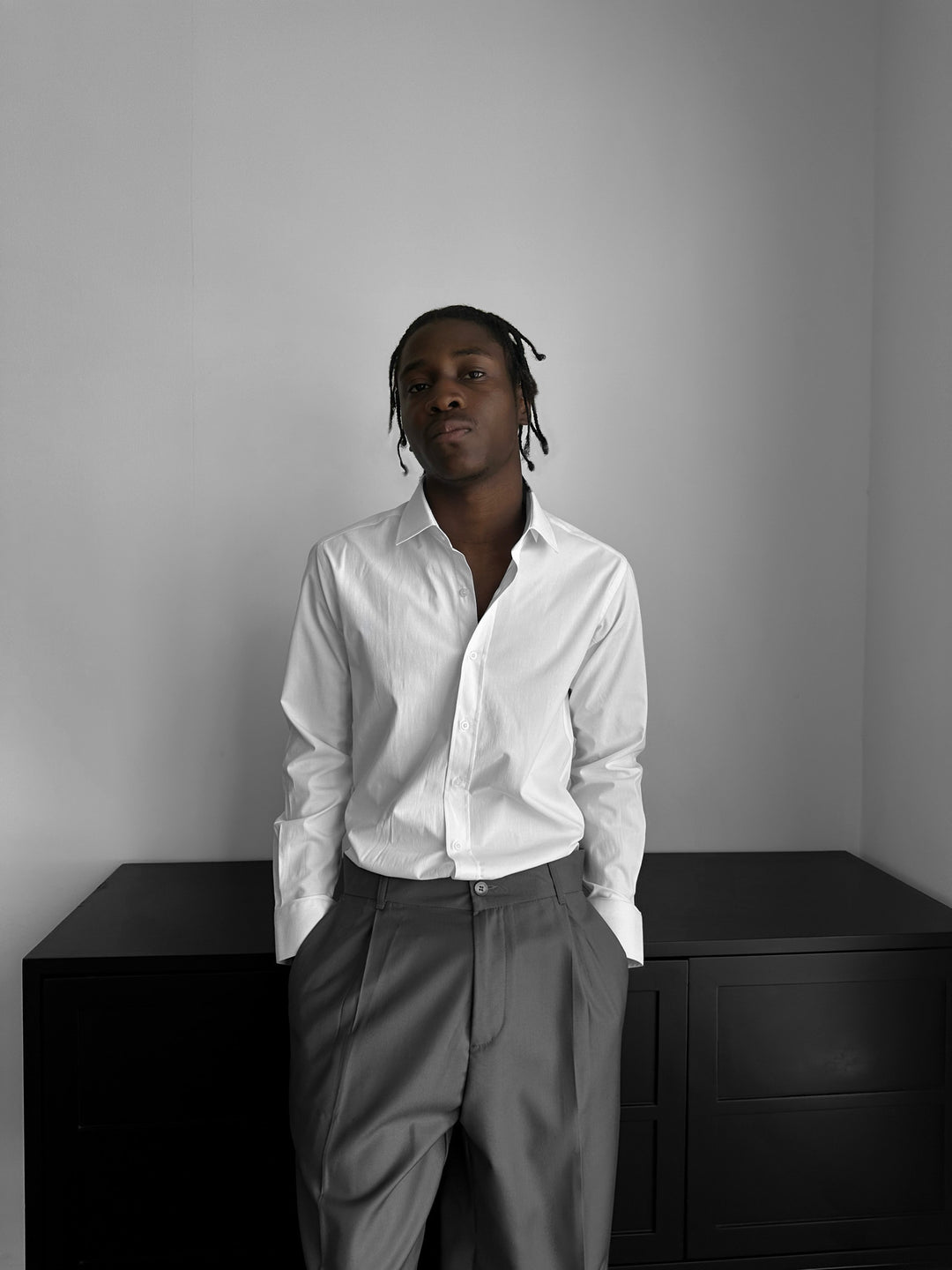 Loose Fit Comfort Trousers - Stormy Weather