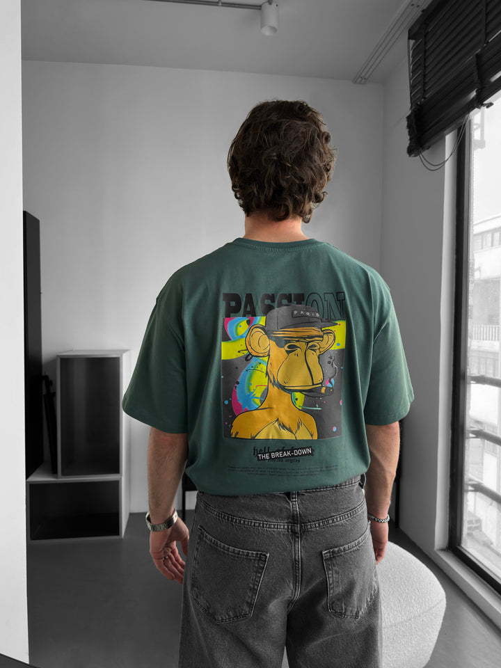 Oversize Passion T-shirt - Khaki