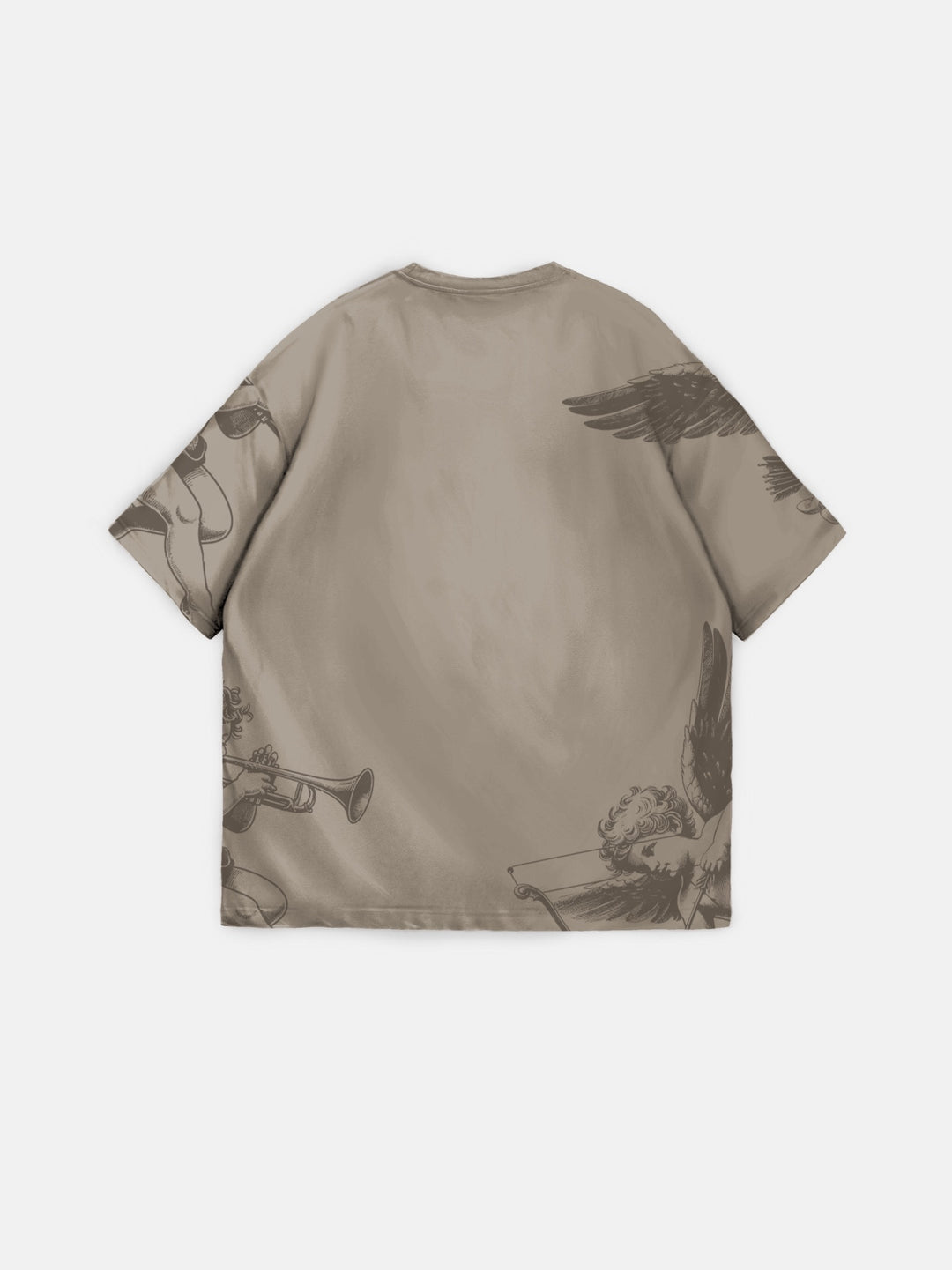 Oversize Guardian Angels T-Shirt - Beige