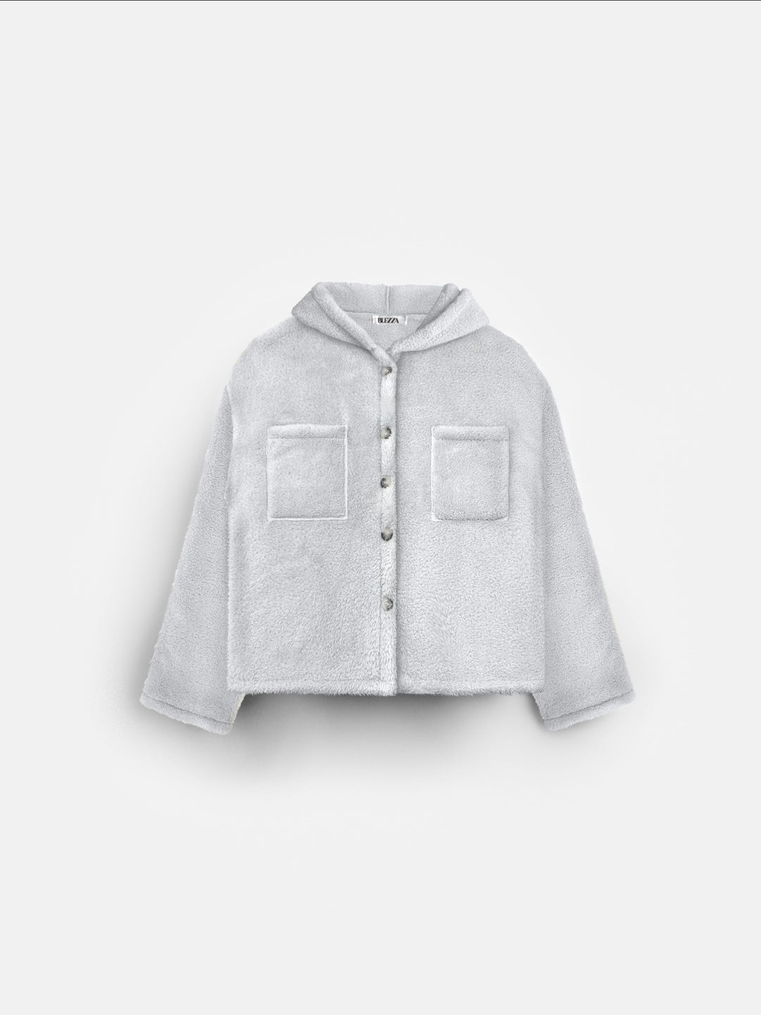 Oversize Plush Hood Shirt - Arona