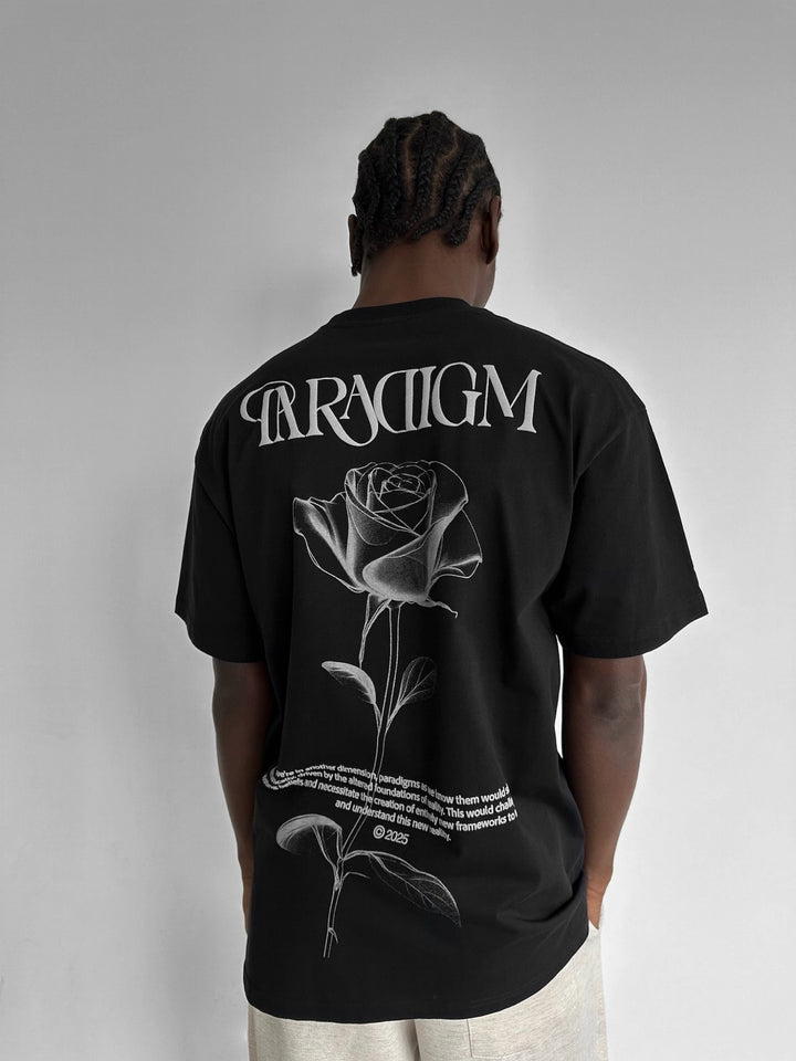 Oversize Paradigm T-Shirt - Black and Grey
