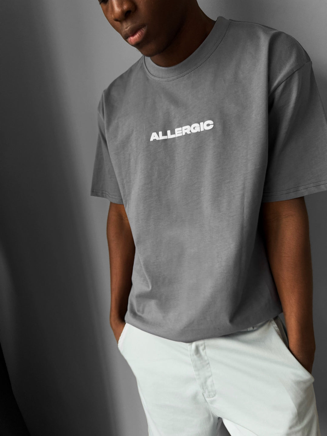 Oversize Allergic T-Shirt - Anthracite