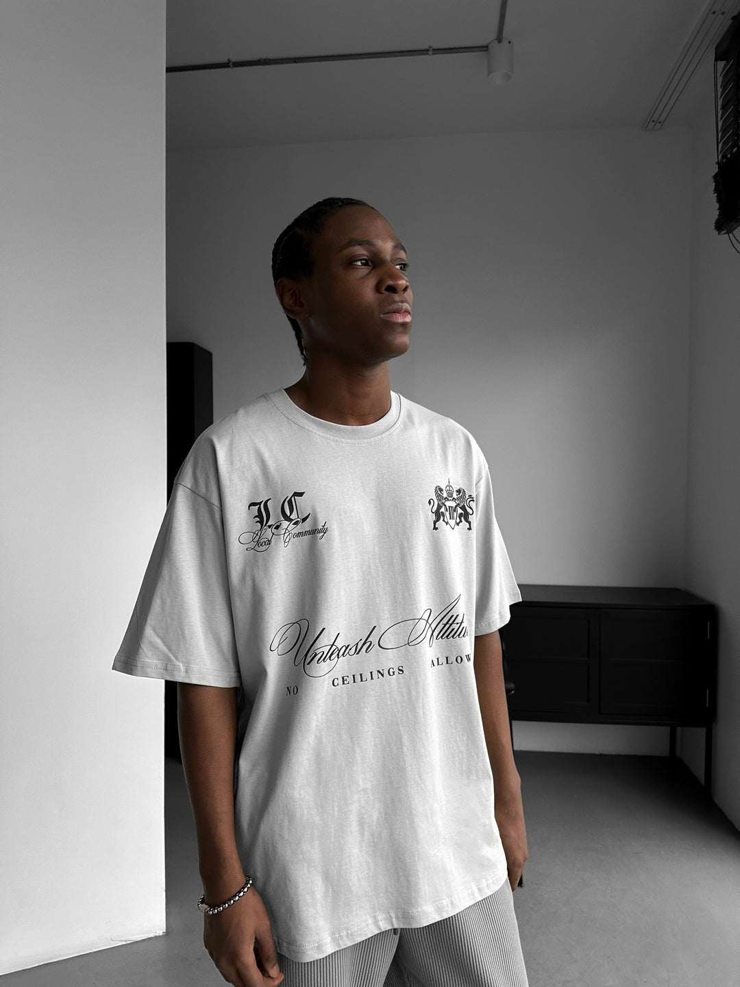 Oversize Local T-shirt - Grey