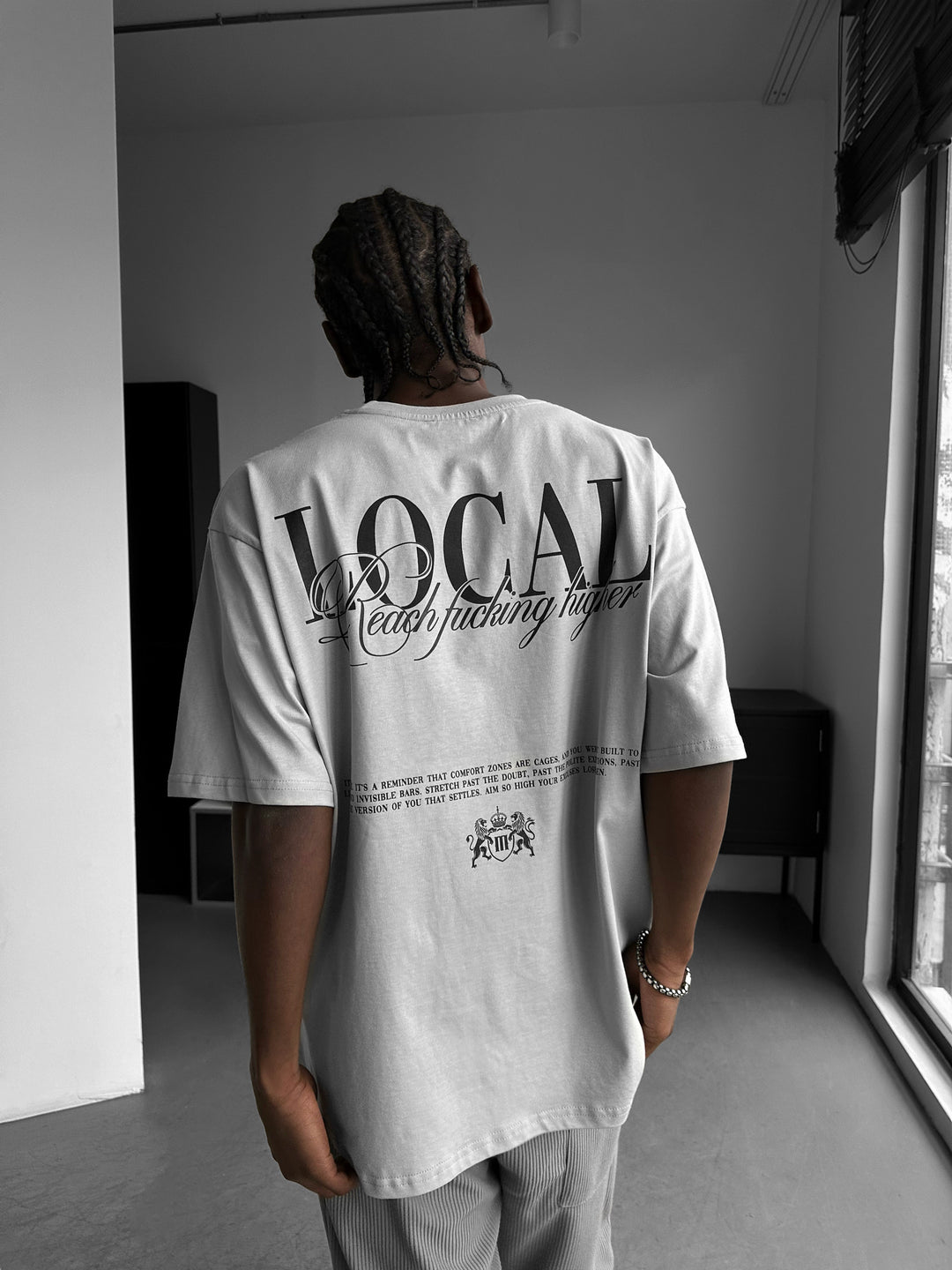 Oversize Local T-shirt - Grey